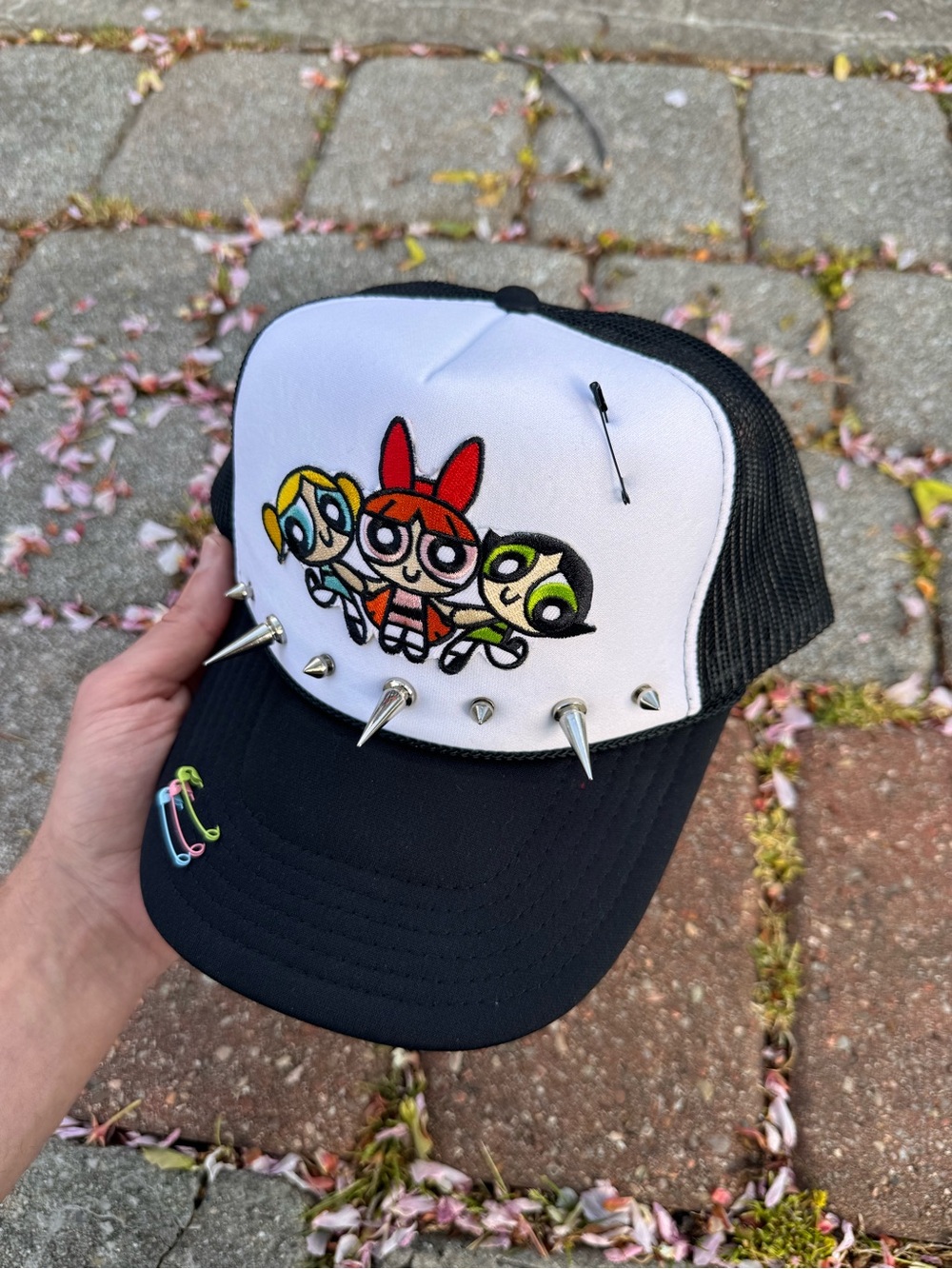 Power Puff Girls Spiked Trucker Hat